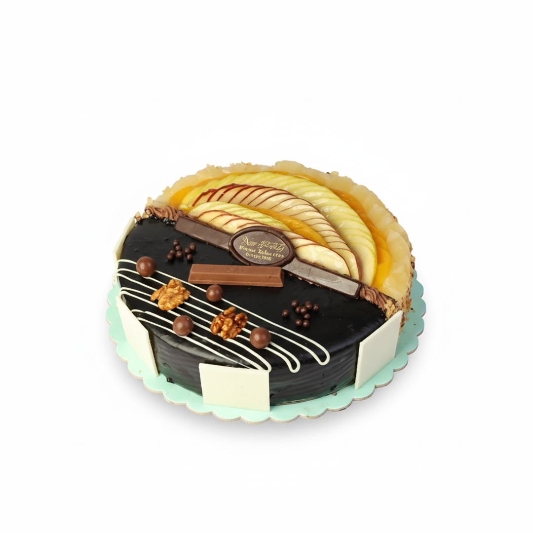 تورتة مدور نص ونص 26